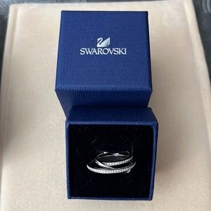 Swarovski infinity ring